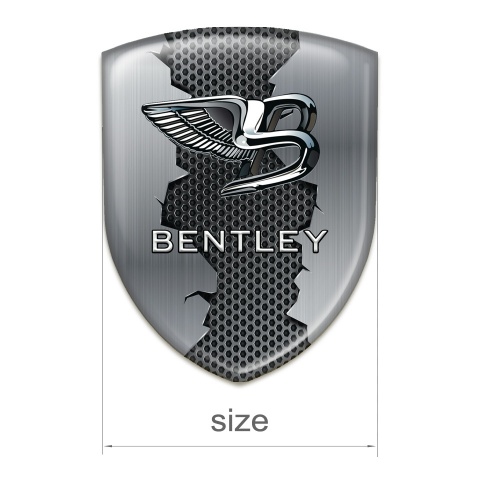 Bentley 3D Gel Emblem Torn Metal Edition 
