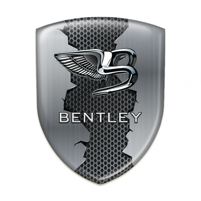 Bentley 3D Gel Emblem Torn Metal Edition 