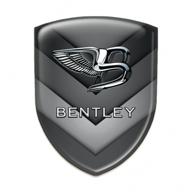 Bentley Tuning Badge Gray V Shaped Details Design 