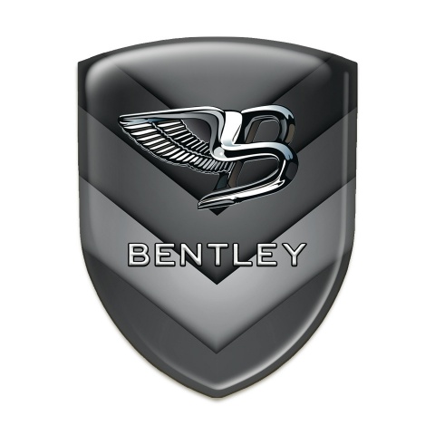 Bentley Tuning Badge Gray V Shaped Details Design 
