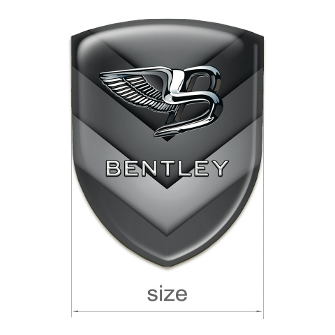Bentley Tuning Badge Gray V Shaped Details Design 