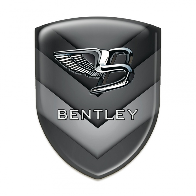 Bentley Tuning Badge Gray V Shaped Details Design 