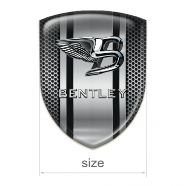 Bentley Silicone Badge Grille With Metal Panel Design 