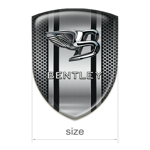Bentley Silicone Badge Grille With Metal Panel Design 