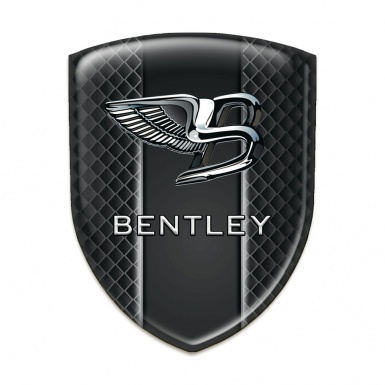 Bentley Logo Emblem Dark Mesh Design 