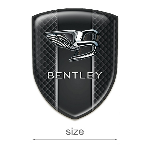 Bentley Logo Emblem Dark Mesh Design 