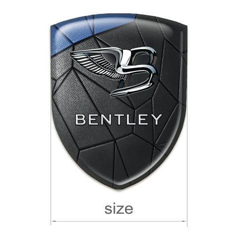 Bentley Tuning Emblem Black Blue Mosaic Style 