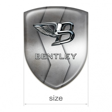 Bentley Auto Emblem S shaped Metal Style 
