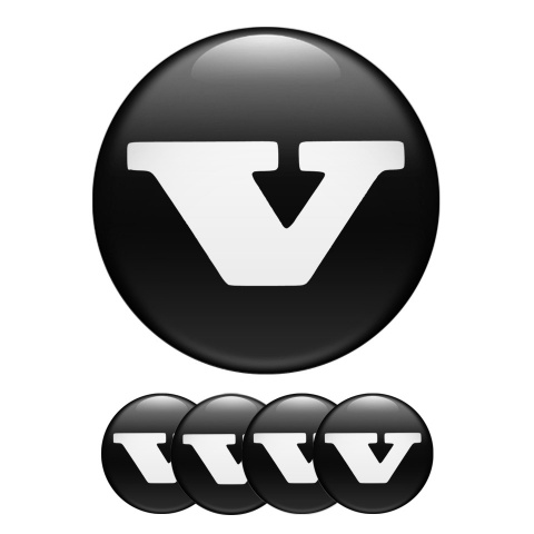 Volvo Wheel Emblem Center Cap Black V