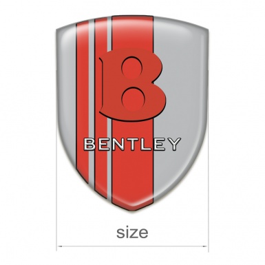 Bentley Emblem Exterior Gray with Red Tapes edition 