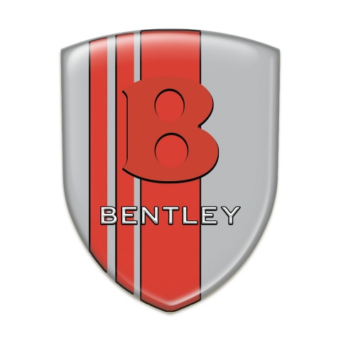 Bentley Emblem Exterior Gray with Red Tapes edition 