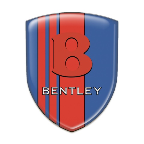Bentley Tuning Badge Blue with Red Bands edition 