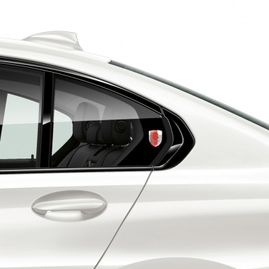 Bentley Silicone Badge Gray White with Red Tapes Edition 