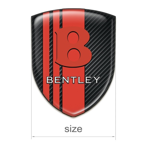 Bentley Silicone Shield Black Carbon with Red Bands edition 