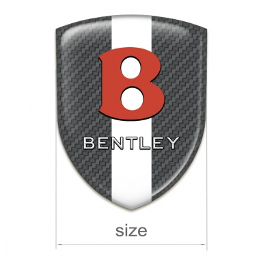 Bentley Tuning Emblem Carbon with White Ribbon Model 