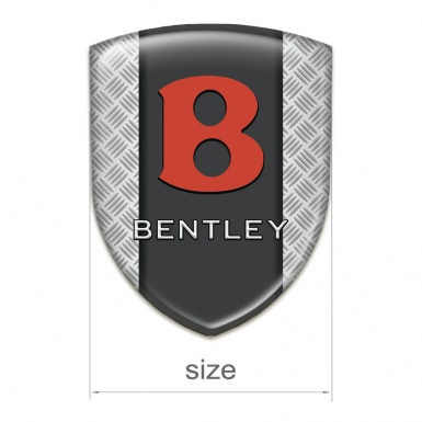 Bentley Auto Emblem Mesh Effect Model Red Logo 