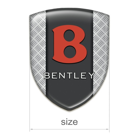 Bentley Auto Emblem Mesh Effect Model Red Logo 