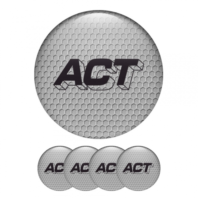 ACT Emblem Silikon Aufkleber Radkappen Wabeneffekt Stil