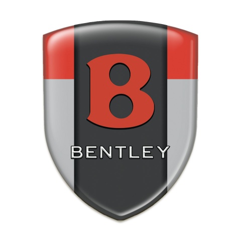 Bentley Tuning Badge Gray Red Design Red logo 