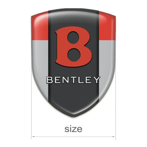 Bentley Tuning Badge Gray Red Design Red logo 