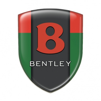 Bentley Tuning Badge  Green Red design Red logo 