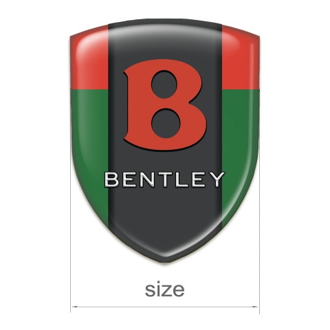 Bentley Tuning Badge  Green Red design Red logo 