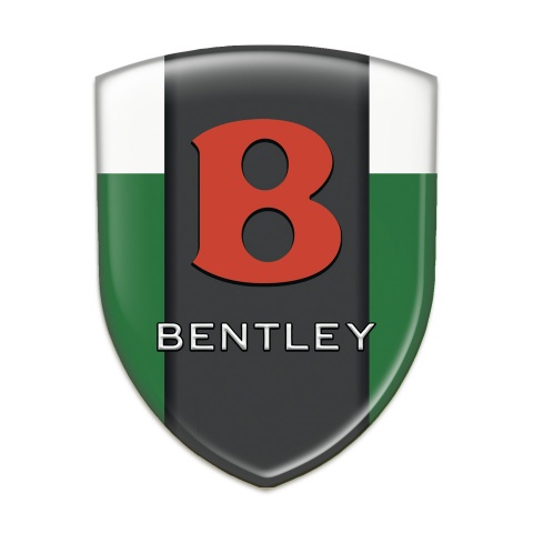 Bentley Car Accessories Badge Green White Design Red Logo 