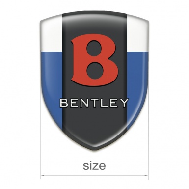 Bentley Car Interior Badge Blue White Design Red Logo 