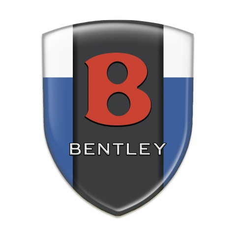 Bentley Car Interior Badge Blue White Design Red Logo 
