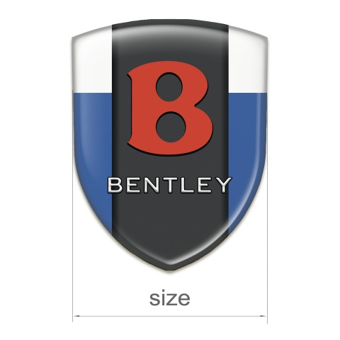 Bentley Car Interior Badge Blue White Design Red Logo 