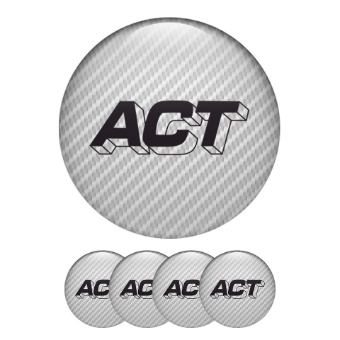 ACT Gel Stickers for Wheel Center Light Carbon
