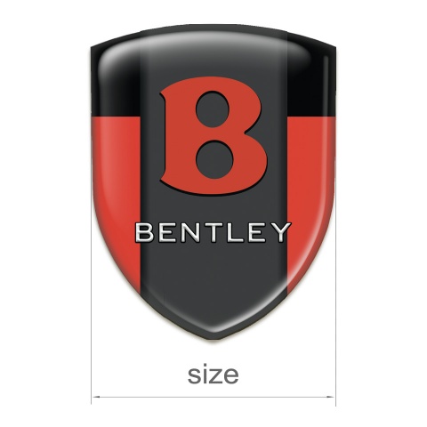 Bentley Silicone Shield Red Black Design Red Logo 