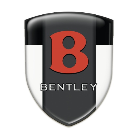 Bentley Logo Emblem White Black Design Red Logo 