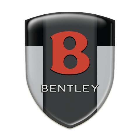 Bentley Logo Emblem Gray Black design Red Logo 