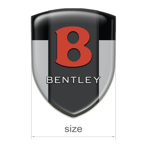 Bentley Logo Emblem Gray Black design Red Logo 