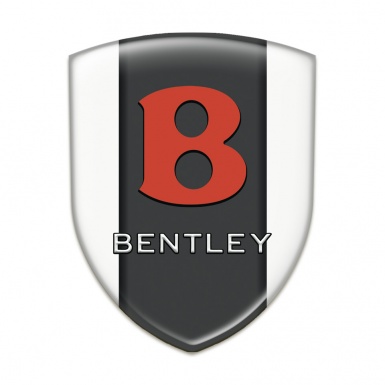 Bentley Emblem Interior White DesignRed logo Style 