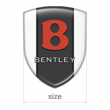Bentley Emblem Interior White DesignRed logo Style 
