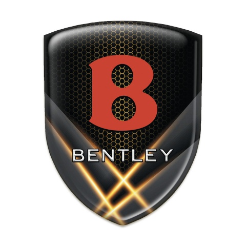 Bentley Silicone Badge Orange Lights Effect 