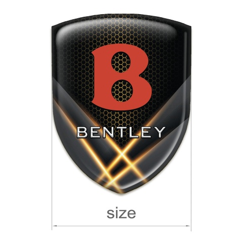 Bentley Silicone Badge Orange Lights Effect 