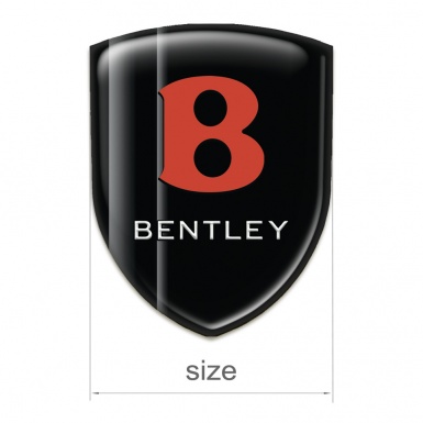 Bentley Logo Emblem Black with Gray Stripes Edition 