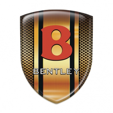 Bentley Tuning Emblem Copper Grid Design 