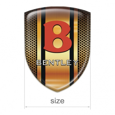Bentley Tuning Emblem Copper Grid Design 