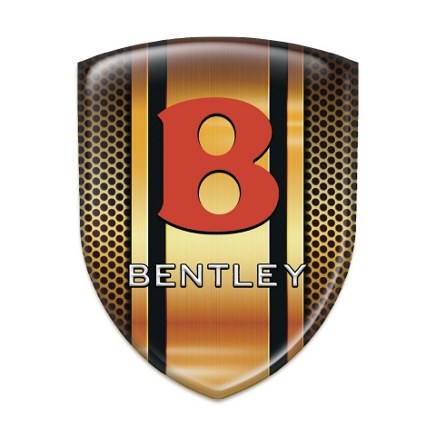 Bentley Tuning Emblem Copper Grid Design 