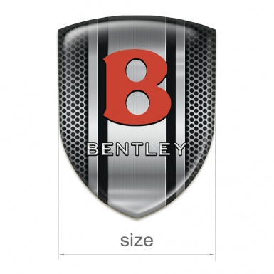 Bentley Self Adhesive Emblem Logo Metal Grid design 