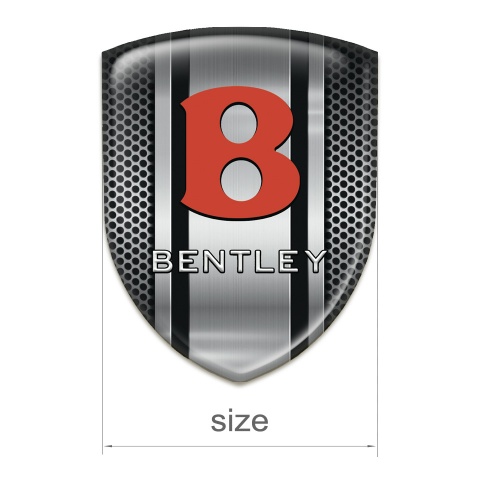 Bentley Self Adhesive Emblem Logo Metal Grid design 