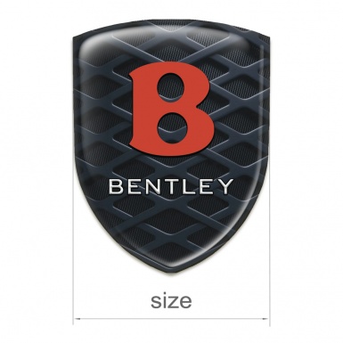 Bentley Emblem Interior 3D dark Grid design 