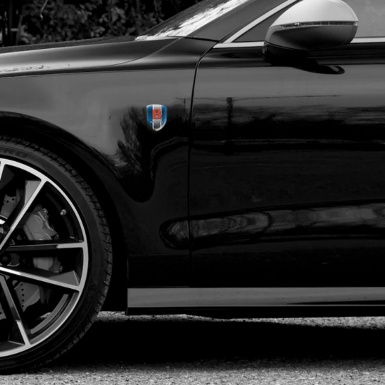 Bentley Tuning Badge Blue Grille with Metal Panel design 