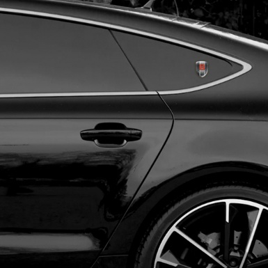 Bentley Car Accessories Badge Dark Grid Metal Panel Design 