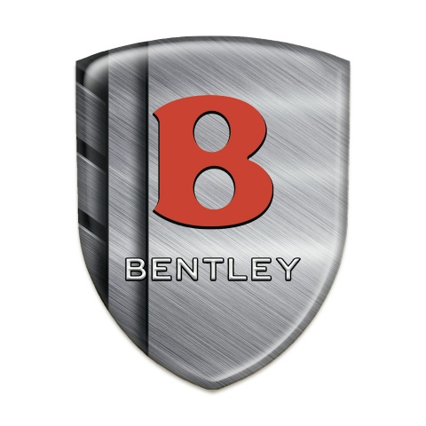 Bentley Self Adhesive Emblem Logo Polished Metal Plates Design 