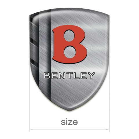 Bentley Self Adhesive Emblem Logo Polished Metal Plates Design 